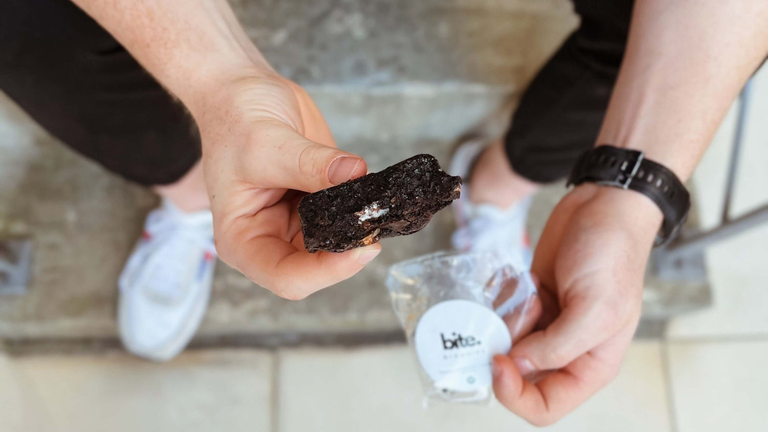 bite brownies | nougat brownie