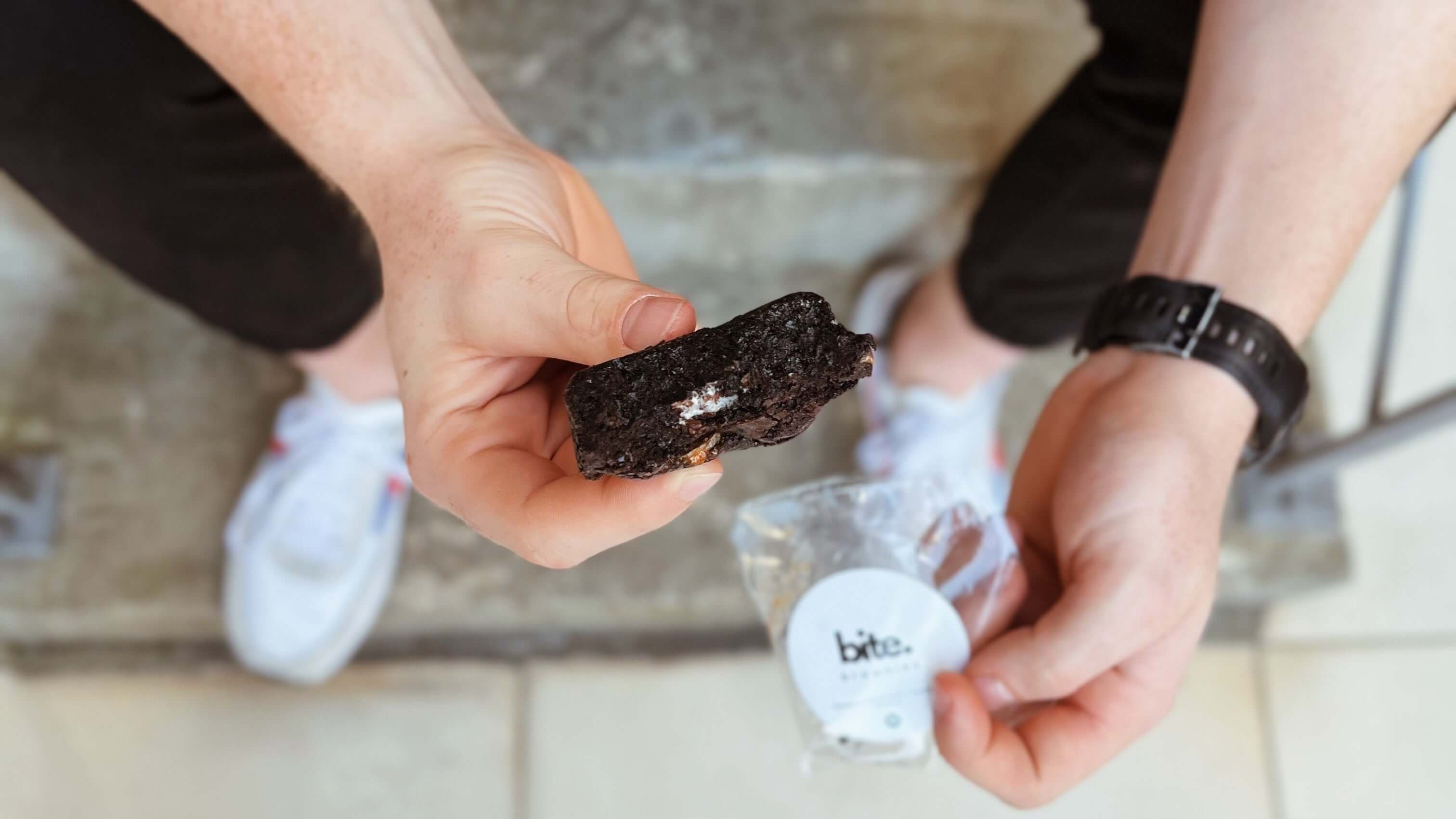 bite brownies | nougat brownie